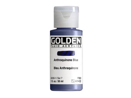 Akrylová barva Golden Fluid - 2005 Anthraquinone Blue
