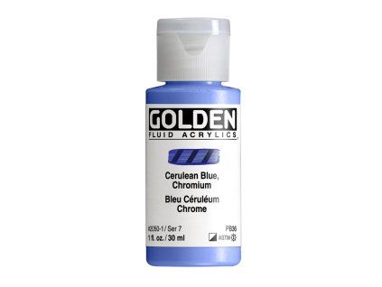 Akrylová barva Golden Fluid - 2050 Cerulean Blue Chromium