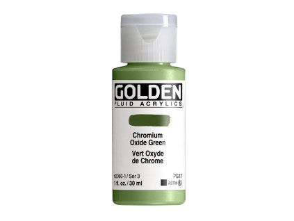 Akrylová barva Golden Fluid - 2060 Chromium Oxide Green