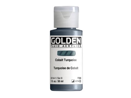 Akrylová barva Golden Fluid - 2144 Cobalt Turquoise (Objem 30 ml)
