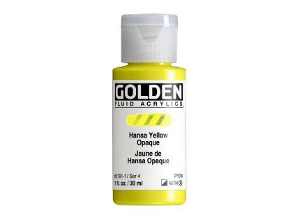 Akrylová barva Golden Fluid - 2191 Hansa Yellow Opaque