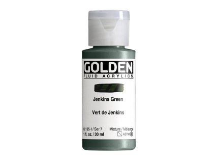 Akrylová barva Golden Fluid - 2195 Jenkins Green (Objem 30 ml)