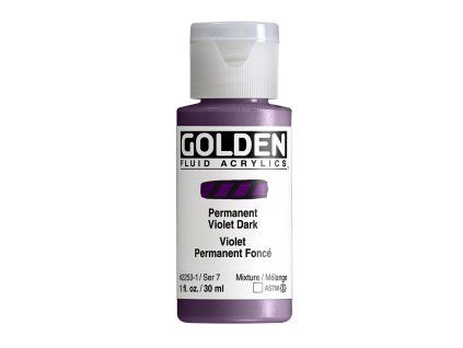 Akrylová barva Golden Fluid - 2253 Permanent Violet Dark