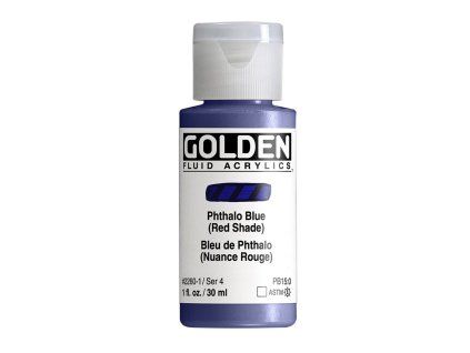 Akrylová barva Golden Fluid - 2260 Phthalo Blue (Red Shade)