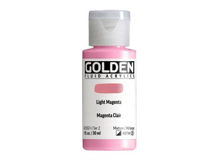 Akrylová barva Golden Fluid - 2362 Light Magenta (Objem 30 ml)
