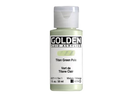 Akrylová barva Golden Fluid - 2371 Titan Green Pale (Objem 30 ml)