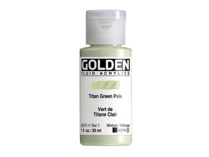 Akrylová barva Golden Fluid - 2371 Titan Green Pale