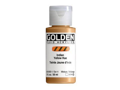 Akrylová barva Golden Fluid - 2436 India Yellow Hue (Objem 30 ml)