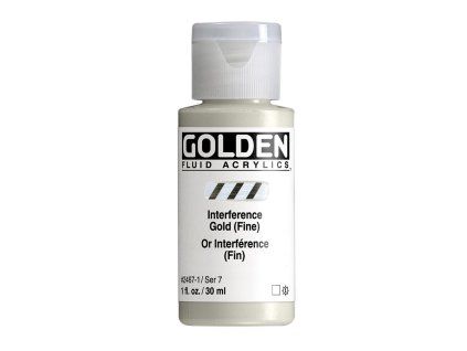 Akrylová barva Golden Fluid - 2467 Interference Gold (Fine) (Objem 30 ml)