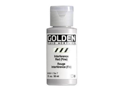 Akrylová barva Golden Fluid - 2469 Interference Red (Fine) (Objem 30 ml)