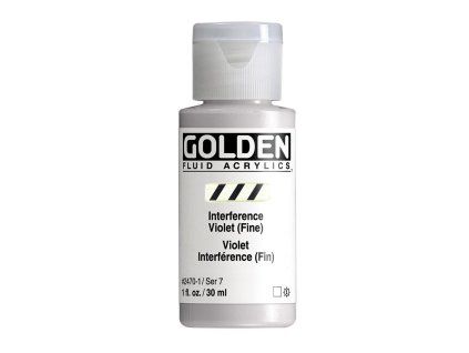 Akrylová barva Golden Fluid - 2470 Interference Violet (Fine)