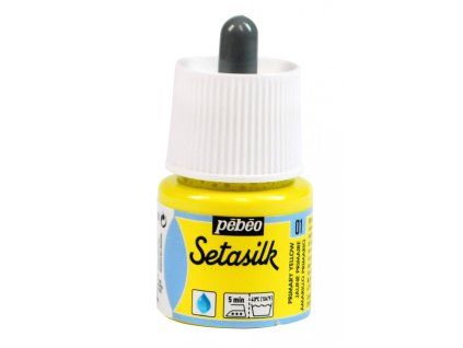 Barva na hedvábí Pébéo Setasilk 45 ml - 01 Primary Yellow