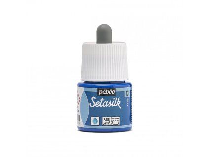 Barva na hedvábí Pébéo Setasilk 45 ml - 13 Cyan