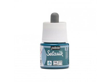 Barva na hedvábí Pébéo Setasilk 45 ml - 15 Turquoise