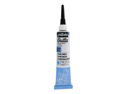 Kontura na hedvábí Pébéo Gutta 20 ml - 002 Pearl White