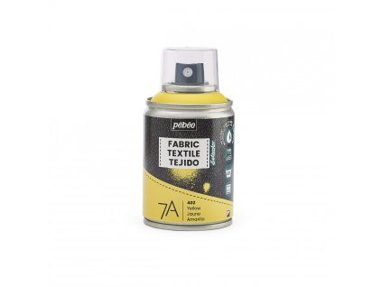 Barva na textil ve spreji Pébéo 7A 100 ml - 02 Yellow