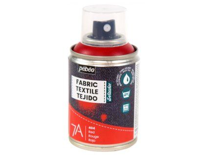 Barva na textil ve spreji Pébéo 7A 100 ml - 04 Red