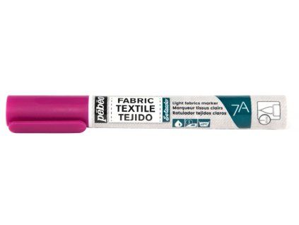 Fix na textil Pébéo 7A Markers Light Fabric 1 mm - 05 Pink