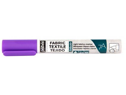 Fix na textil Pébéo 7A Markers Light Fabric 1 mm - 74 Fluorescent Violet