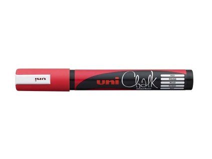 Křídový fix Uni PWE-5M 1,8-2,5 mm Red