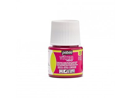 Vypalovací barva na sklo Pébéo Vitrea 160 45 ml - 33 Pink
