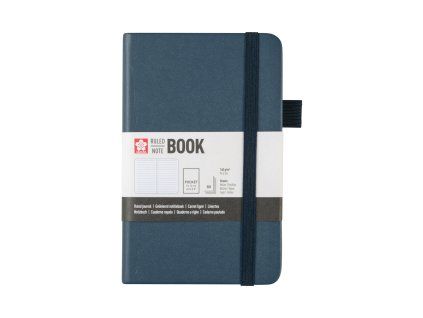 Zápisník Sakura v pevné vazbě linkovaný, Deep Indigo, 140g