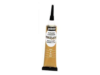 39720 konturovaci barva na porcelan pebeo 150 20 ml 07 gold
