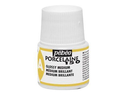 Lesklé médium k barvám na porcelán Pébéo Porcelaine 150 45 ml