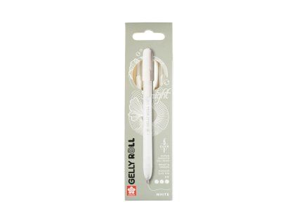 Sada zasouvacích gelových per Sakura Gelly Roll Pen - bílá 3 ks
