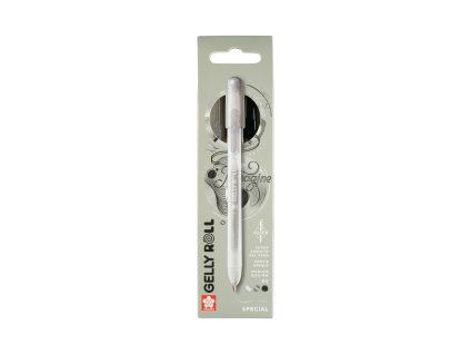 Sada zasouvacích gelových per Sakura Gelly Roll Special Pen - Black, Silver, Black 3 ks