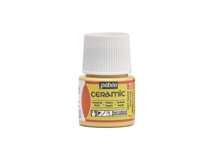 39843 barva na keramiku pebeo ceramic 45 ml 33 light yellow