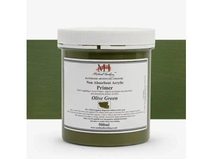 Primer Michael Harding pro akrylové i olejové malby - Olive Green