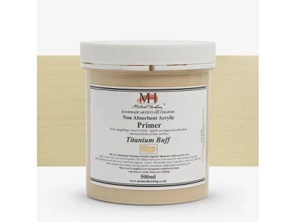 Primer Michael Harding pro akrylové i olejové malby - Titanium Buff