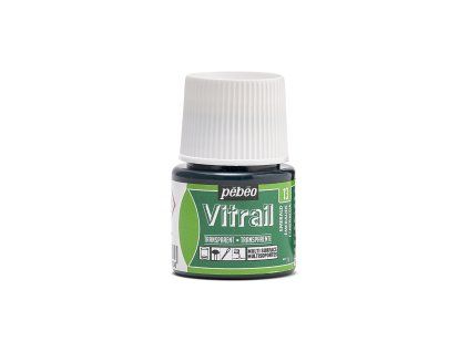 Nevypalovací barva na sklo Pébéo Vitrail 45 ml – 13 Emerald