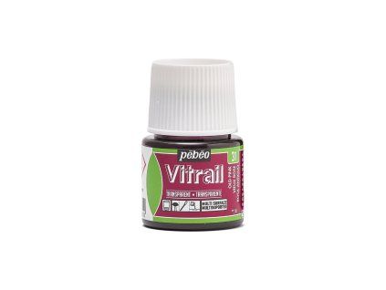 Nevypalovací barva na sklo Pébéo Vitrail 45 ml – 31 Old Pink