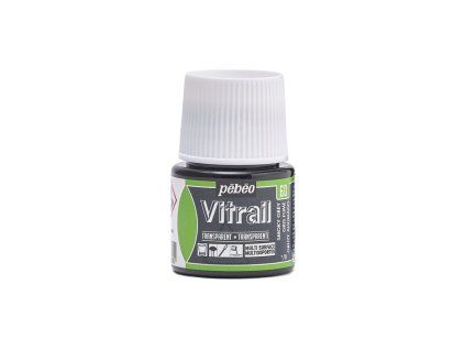 Nevypalovací barva na sklo Pébéo Vitrail 45 ml – 60 Smoky Grey