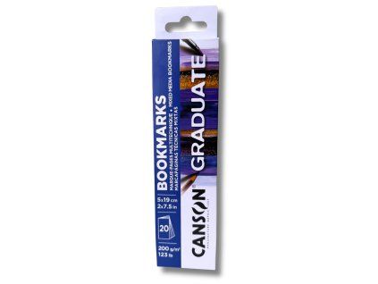 Canson Graduate Bookmarks Mixed Media - záložky pro kreativní tvorbu, 20 kusů
