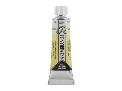 Akvarelová farba v tubě Rembrandt 10 ml – 112 Transparent Titanium White