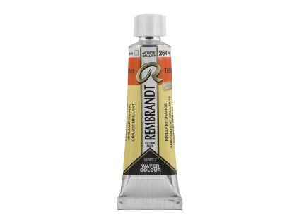 Akvarelová farba v tubě Rembrandt 10 ml – 264 Brilliant Orange