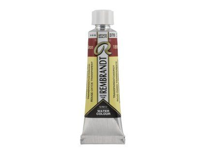 Akvarelová farba v tubě Rembrandt 10 ml – 378 Transparent Oxide Red