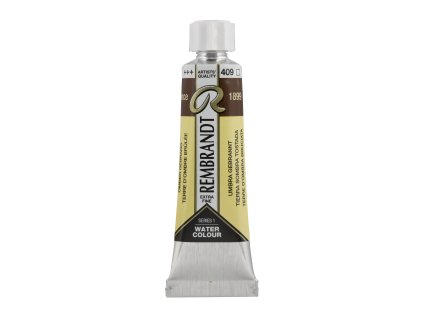 Akvarelová farba v tubě Rembrandt 10 ml – 409 Burnt Umber