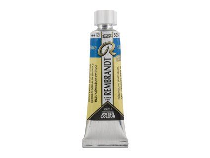Akvarelová farba v tubě Rembrandt 10 ml – 535 Cerulean Blue Phthalo