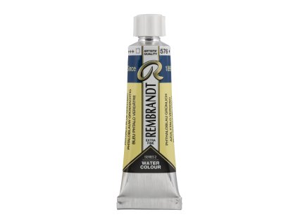 Akvarelová barva v tubě Rembrandt 10 ml – 576 Phthalo Blue Greenish