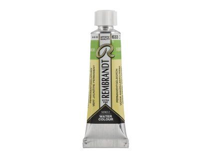 Akvarelová barva v tubě Rembrandt 10 ml – 633 Permanent Yellowish Green