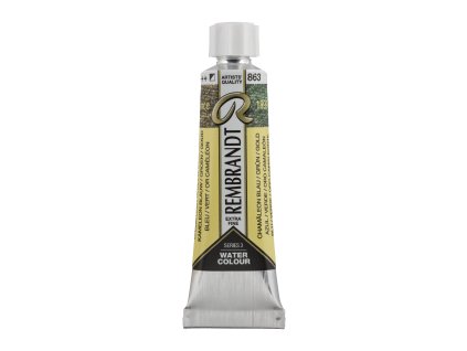 Akvarelová farba v tubě Rembrandt 10 ml – 863 Chameleon Blue Green Gold