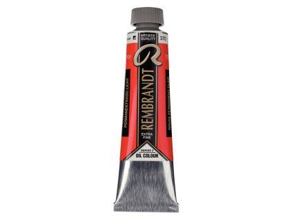 Olejová barva Rembrandt 40 ml – 370 Permanent Red Light
