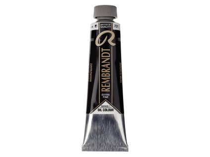 Olejová farba Rembrandt 40 ml – 701 Ivory Black