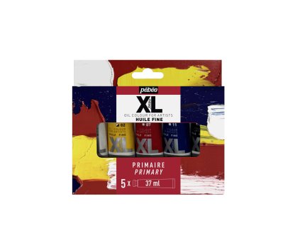 Sada olejových barev Pébéo Studio XL základní odstíny 5 x 37 ml
