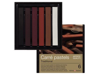 Sada carré pastelů Rembrandt Traditional 6 ks