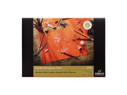 Tónovaný skicár oranžový Rembrandt A4, 180g, 50 listov